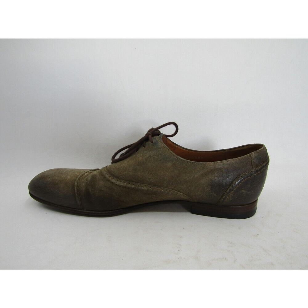 Gucci Mens Size 9 D Brown Suede Oxford Dress Shoes - Picture 2 of 11